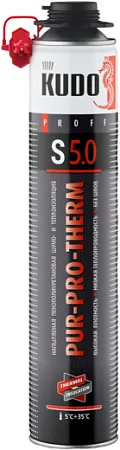 Kudo Proff Pur-Pro-Therm S 5.0 напыляемая пенополиуретановая шумо- и теплоизоляция Kudo Proff Pur-Pro-Therm S 5.0 напыляемая пенополиуретановая шумо- и теплоизоляция недорого с доставкой