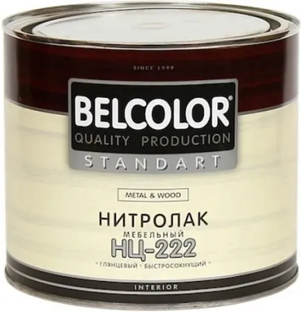 Belcolor Standart НЦ-222 Metal & Wood нитролак мебельный Belcolor Standart НЦ-222 Metal & Wood нитролак мебельный недорого с доставкой