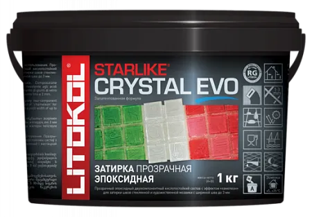Литокол Starlike Crystal Evo затирка эпоксидная двухкомпонентная с эффектом хамелеон Литокол Starlike Crystal Evo затирка эпоксидная двухкомпонентная с эффектом хамелеон