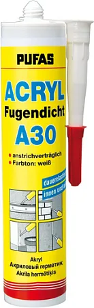 Пуфас Acryl Fugendicht A30 герметик акриловый Пуфас Acryl Fugendicht A30 герметик акриловый недорого с доставкой