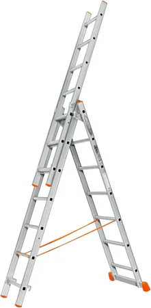 Эйфель Гранит лестница раскладная трехсекционная Эйфель Гранит лестница раскладная трехсекционная