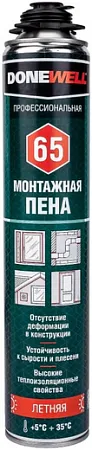 Donewell 65 пена монтажная профессиональная Donewell 65 пена монтажная профессиональная недорого с доставкой
