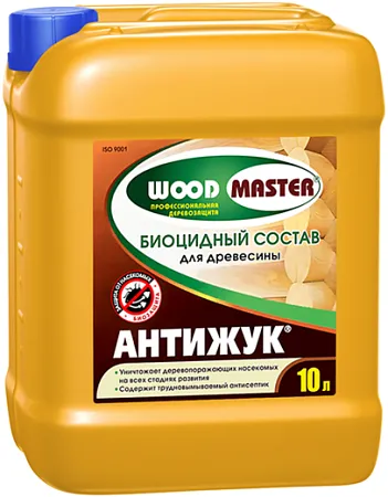 Woodmaster Антижук биоцидный состав для древесины Woodmaster Антижук биоцидный состав для древесины