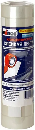 Unibob лента клейкая канцелярская Unibob лента клейкая канцелярская