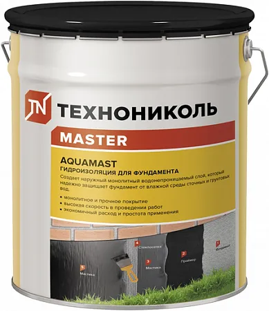 Технониколь Master AquaMast паста битумная гидроизоляционная Технониколь Master AquaMast паста битумная гидроизоляционная недорого с доставкой