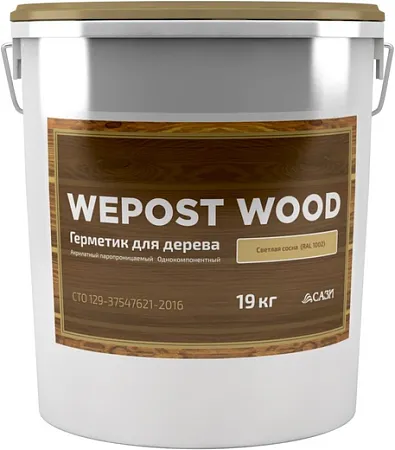 Wepost Wood однокомпонентный акриловый герметик Wepost Wood однокомпонентный акриловый герметик