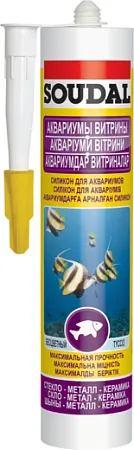 Soudal Аквариумы Витрины силикон для аквариумов Soudal Аквариумы Витрины силикон для аквариумов