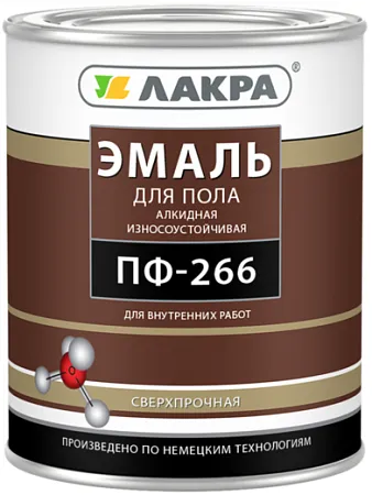 Лакра ПФ-266 эмаль для пола алкидная износоустойчивая сверхпрочная Лакра ПФ-266 эмаль для пола алкидная износоустойчивая сверхпрочная