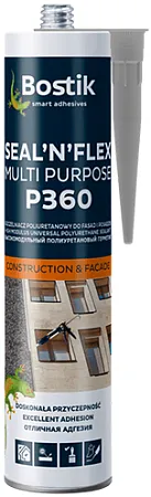 Bostik P360 Seal n Flex Multi Purpose универсальный строительный герметик для деформационных швов Bostik P360 Seal n Flex Multi Purpose универсальный строительный герметик для деформационных швов