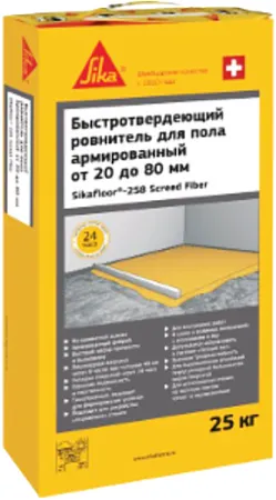 Sika Sikafloor-258 Screed Fiber быстротвердеющий ровнитель для пола армированный Sika Sikafloor-258 Screed Fiber быстротвердеющий ровнитель для пола армированный недорого с доставкой