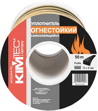 Kim Tec уплотнитель огнестойкий самоклеящийся Kim Tec уплотнитель огнестойкий самоклеящийся недорого с доставкой