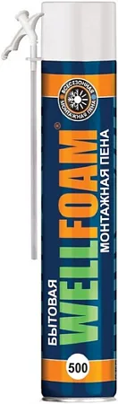Wellfoam 500 пена монтажная бытовая всесезонная Wellfoam 500 пена монтажная бытовая всесезонная недорого с доставкой