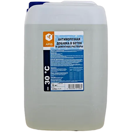 Антиморозная добавка в бетон «APIS» -30 ° С Антиморозная добавка в бетон «APIS» -30 ° С