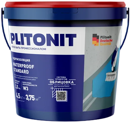 Плитонит Waterproof Standard мастика гидроизоляционная эластичная Плитонит Waterproof Standard мастика гидроизоляционная эластичная недорого с доставкой