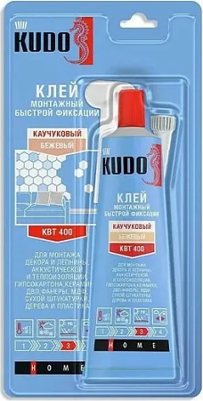 Kudo Home жидкие гвозди клей монтажный быстрой фиксации каучуковый Kudo Home жидкие гвозди клей монтажный быстрой фиксации каучуковый