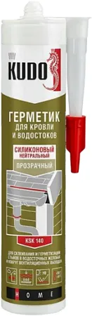 Kudo Home герметик для кровли и водостоков силиконовый нейтральный Kudo Home герметик для кровли и водостоков силиконовый нейтральный недорого с доставкой
