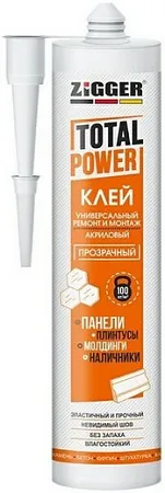 Zigger Total Power клей универсальный акриловый Zigger Total Power клей универсальный акриловый