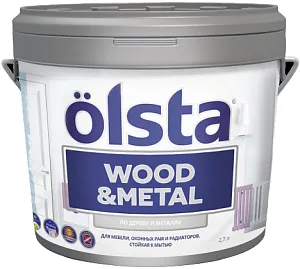 Olsta Wood &amp; Metal краска по дереву и металлу недорого с доставкой
