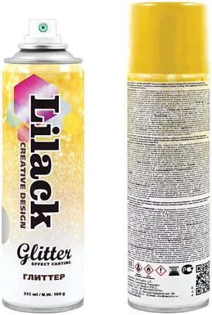 Lilack Glitter Effect Coating глиттер аэрозольный Lilack Glitter Effect Coating глиттер аэрозольный