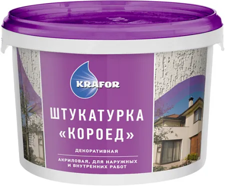 Крафор штукатурка декоративная акриловая короед Крафор штукатурка декоративная акриловая короед недорого с доставкой
