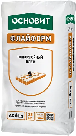 Основит Флайформ AC 6 LQ тонкослойный клей Основит Флайформ AC 6 LQ тонкослойный клей недорого с доставкой