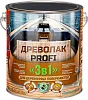 Древолак PROFI «3 в 1» Бесцветный (износостойкий полуматовый лак «3 в 1» для дерева) недорого с доставкой