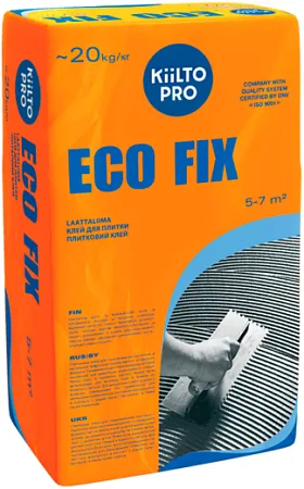 Kiilto Pro Eco Fix клей для плитки Kiilto Pro Eco Fix клей для плитки недорого с доставкой