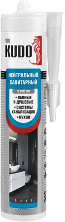 Kudo Home герметик санитарный силиконовый нейтральный Kudo Home герметик санитарный силиконовый нейтральный недорого с доставкой