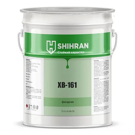 Shihran Фасадная эмаль ХВ-161 для бетона Shihran Фасадная эмаль ХВ-161 для бетона недорого с доставкой
