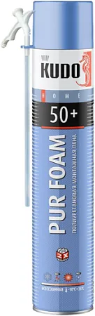 Kudo Home Pur Foam 50+ бытовая всесезонная монтажная пена Kudo Home Pur Foam 50+ бытовая всесезонная монтажная пена недорого с доставкой