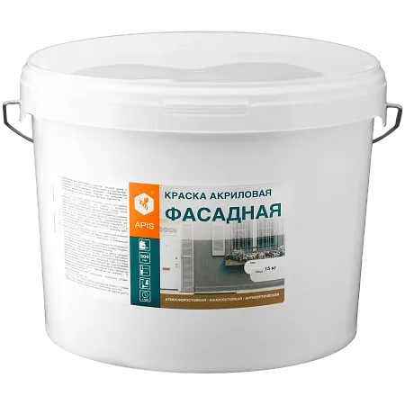 Краска акриловая APIS фасадная Краска акриловая APIS фасадная