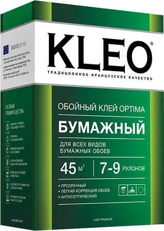 Kleo Optima Бумажный обойный клей Kleo Optima Бумажный обойный клей недорого с доставкой
