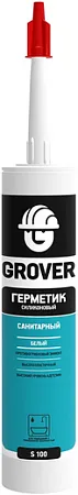 Grover S 100 герметик силиконовый санитарный Grover S 100 герметик силиконовый санитарный
