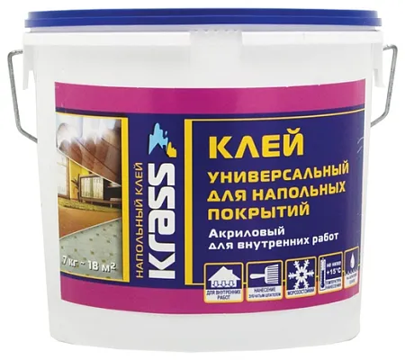Krass Cover Fix клей универсальный для напольных покрытий Krass Cover Fix клей универсальный для напольных покрытий