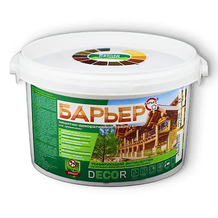 Защитно-декоративный антисептик БАРЬЕР-DECOR Защитно-декоративный антисептик БАРЬЕР-DECOR