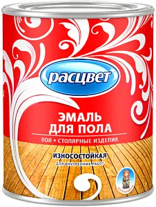 Расцвет эмаль для пола износостойкая недорого с доставкой