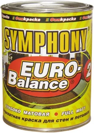 Финкраска Симфония Euro-Balance 2 акрилатная краска для стен и потолков Финкраска Симфония Euro-Balance 2 акрилатная краска для стен и потолков