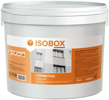 Технониколь Isobox герметик акриловый для межпанельных швов Технониколь Isobox герметик акриловый для межпанельных швов