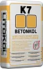 Литокол Betonkol K7 цементная клеевая смесь для газобетонных блоков недорого с доставкой