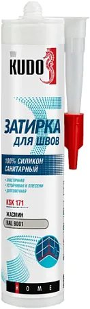 Kudo Home герметик-затирка для швов силиконовый санитарный Kudo Home герметик-затирка для швов силиконовый санитарный
