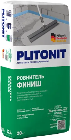Плитонит Финиш ровнитель быстротвердеющий самовыравнивающийся финишный Плитонит Финиш ровнитель быстротвердеющий самовыравнивающийся финишный недорого с доставкой