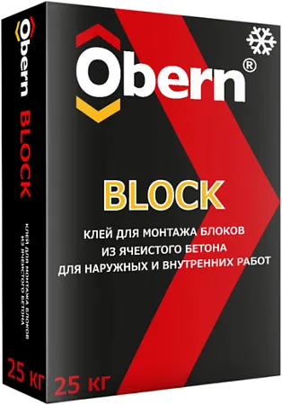 Obern Block клей для монтажа блоков из ячеистого бетона Obern Block клей для монтажа блоков из ячеистого бетона недорого с доставкой