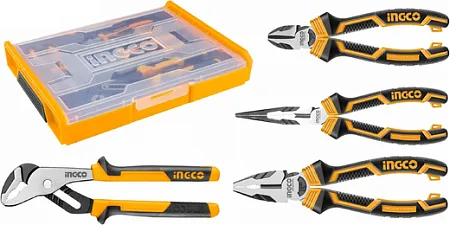 Ingco набор шарнирно-губцевого инструмента Ingco набор шарнирно-губцевого инструмента недорого с доставкой