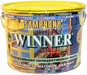 Финкраска Симфония Winner универсальная полиуретановая антикоррозионная эмаль недорого с доставкой