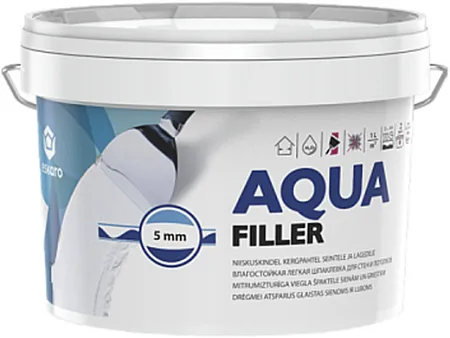 Eskaro Aqua Filler влагостойкая шпатлевка для стен и потолков Eskaro Aqua Filler влагостойкая шпатлевка для стен и потолков