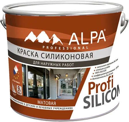 Alpa Profi Silicon краска силиконовая для наружных работ Alpa Profi Silicon краска силиконовая для наружных работ недорого с доставкой