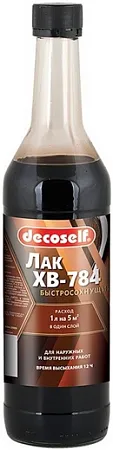 Пуфас Decoself ХВ-784 лак быстросохнущий для наружных и внутренних работ Пуфас Decoself ХВ-784 лак быстросохнущий для наружных и внутренних работ