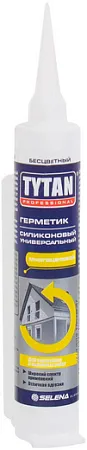 Титан Professional Строительство и Ремонт герметик силиконовый универсальный Титан Professional Строительство и Ремонт герметик силиконовый универсальный