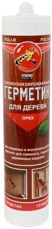 Поли-Р силиконизированный герметик для дерева Поли-Р силиконизированный герметик для дерева