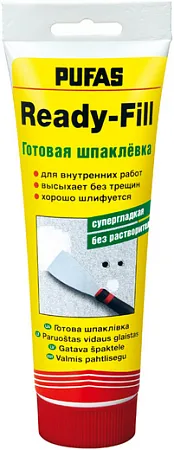 Пуфас Ready-Fill готовая шпаклевка супергладкая без растворителя Пуфас Ready-Fill готовая шпаклевка супергладкая без растворителя недорого с доставкой